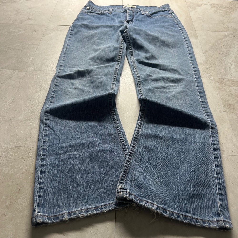 Wrangler Bootcut Jeans Blue Womens Size 6x30 Medium Wash Mid Rise Denim 1107